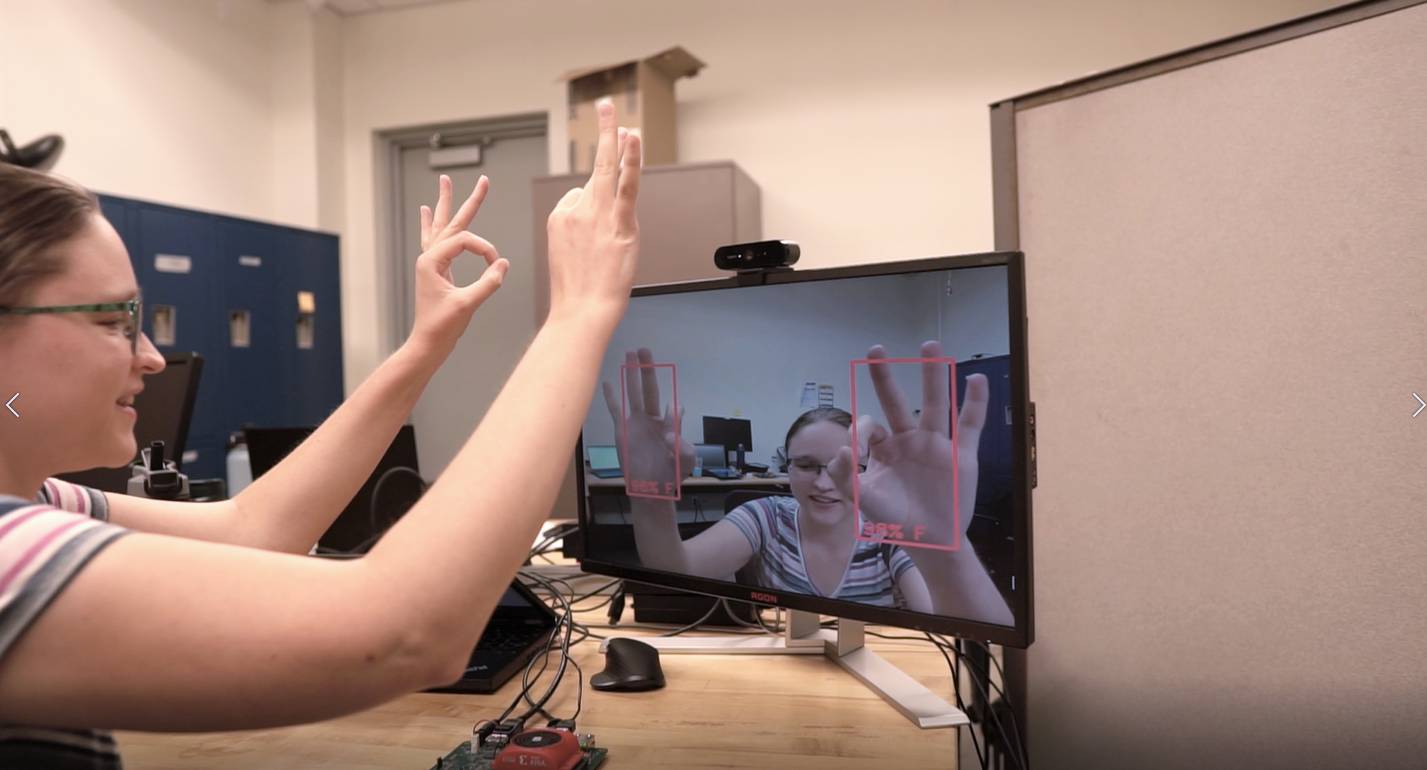 Photograph of team 8's project